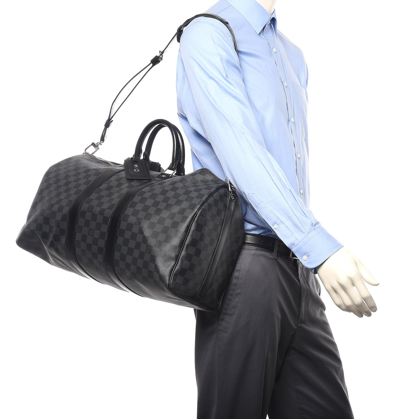 Damier Graphite Keepall Bandouliere 45