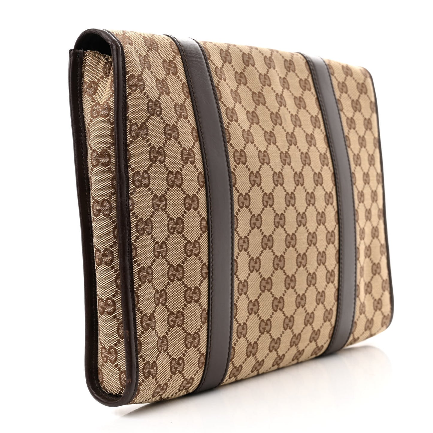 Monogram Laptop Briefcase Dark Brown