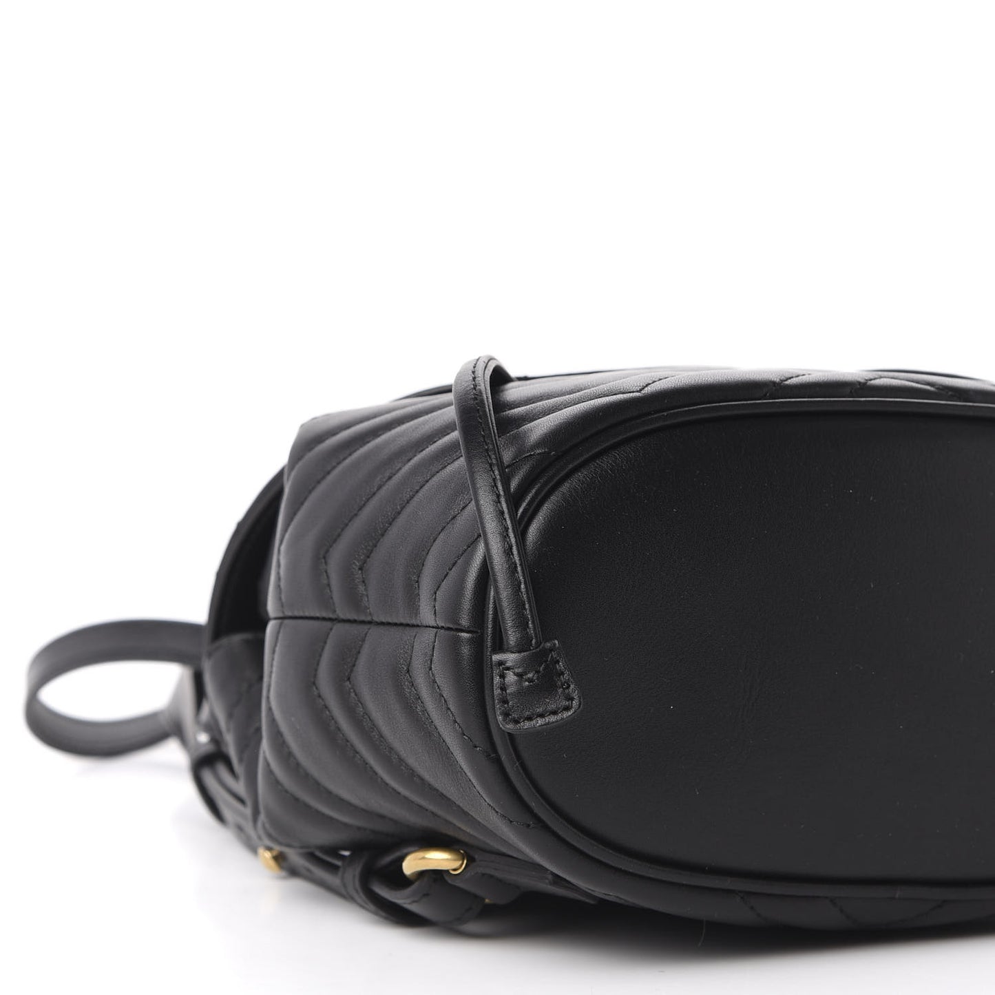 Calfskin Matelasse GG Marmont Flap Backpack Black