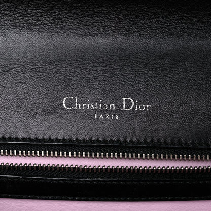 Christian Dior Tweed Embellished Diorama Flap Bag Black White 6 of 23
