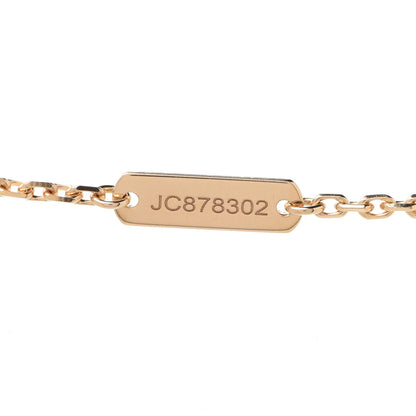 Van Cleef & Arpels 18K Yellow Gold Guilloche Vintage Alhambra Pendant Necklace 6 of 8