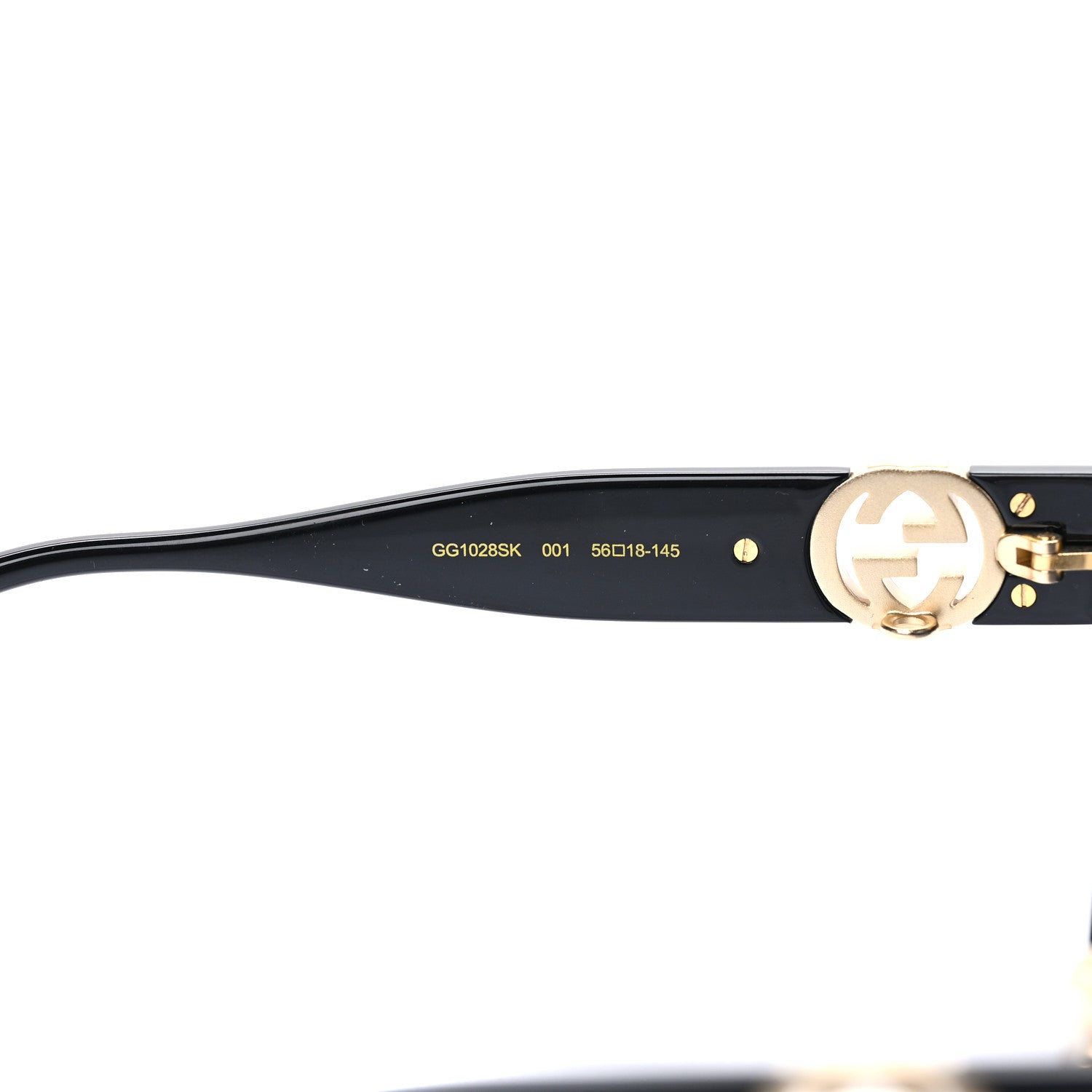 Gucci Acetate Sunglasses GG1028SK Black 7 of 7