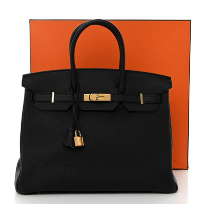 Hermes Togo Birkin 35 Black 11 of 11