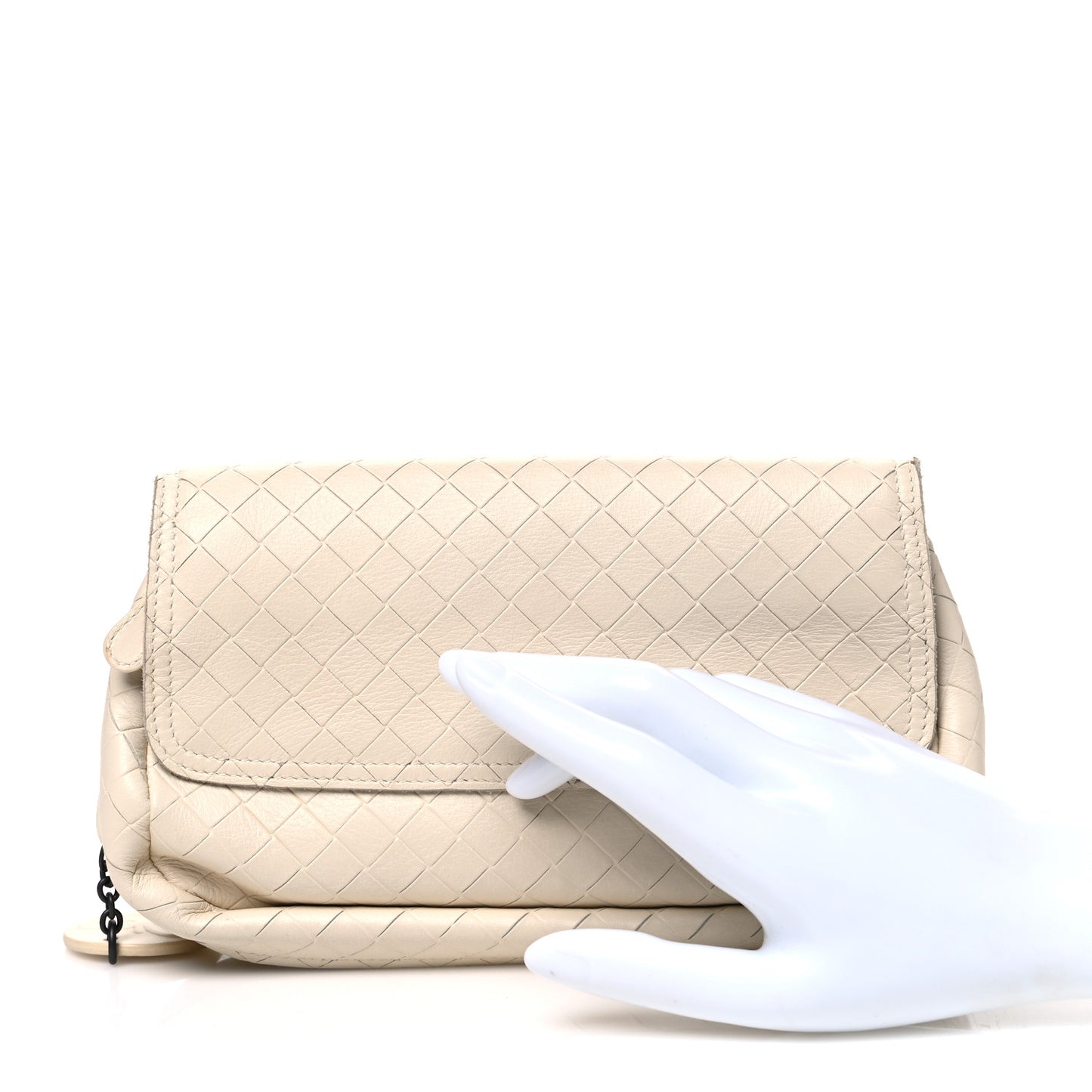 Calfskin Intrecciomirage Embossed Butterfly Small Chain Crossbody Colonial