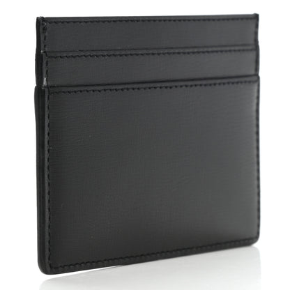 Saint Laurent Calfskin Monogram Credit Card Case Black 3 of 8