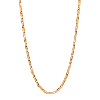 David Yurman 18K Yellow Gold Fluted Chain Necklace 22" 1 of 5