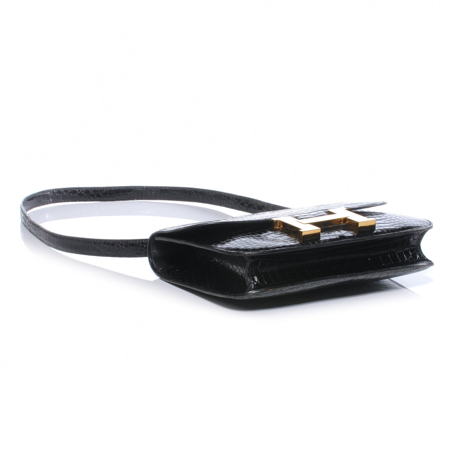 Hermes Porosus Crocodile Constance 23 Black 4 of 9