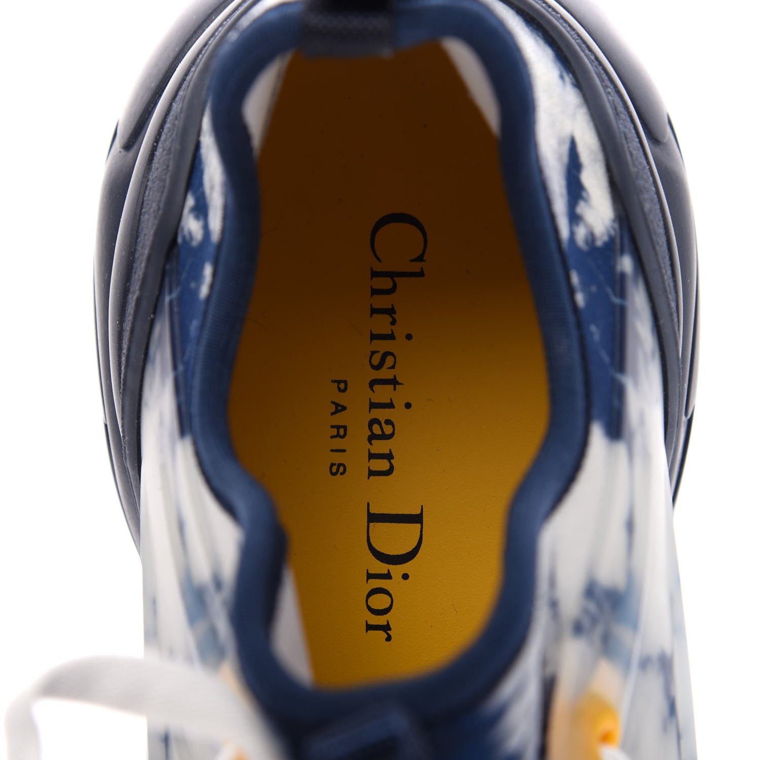 Christian Dior Technical Fabric Tie & Dior Print Womens D-Connect Sneakers 41 Denim 8 of 9