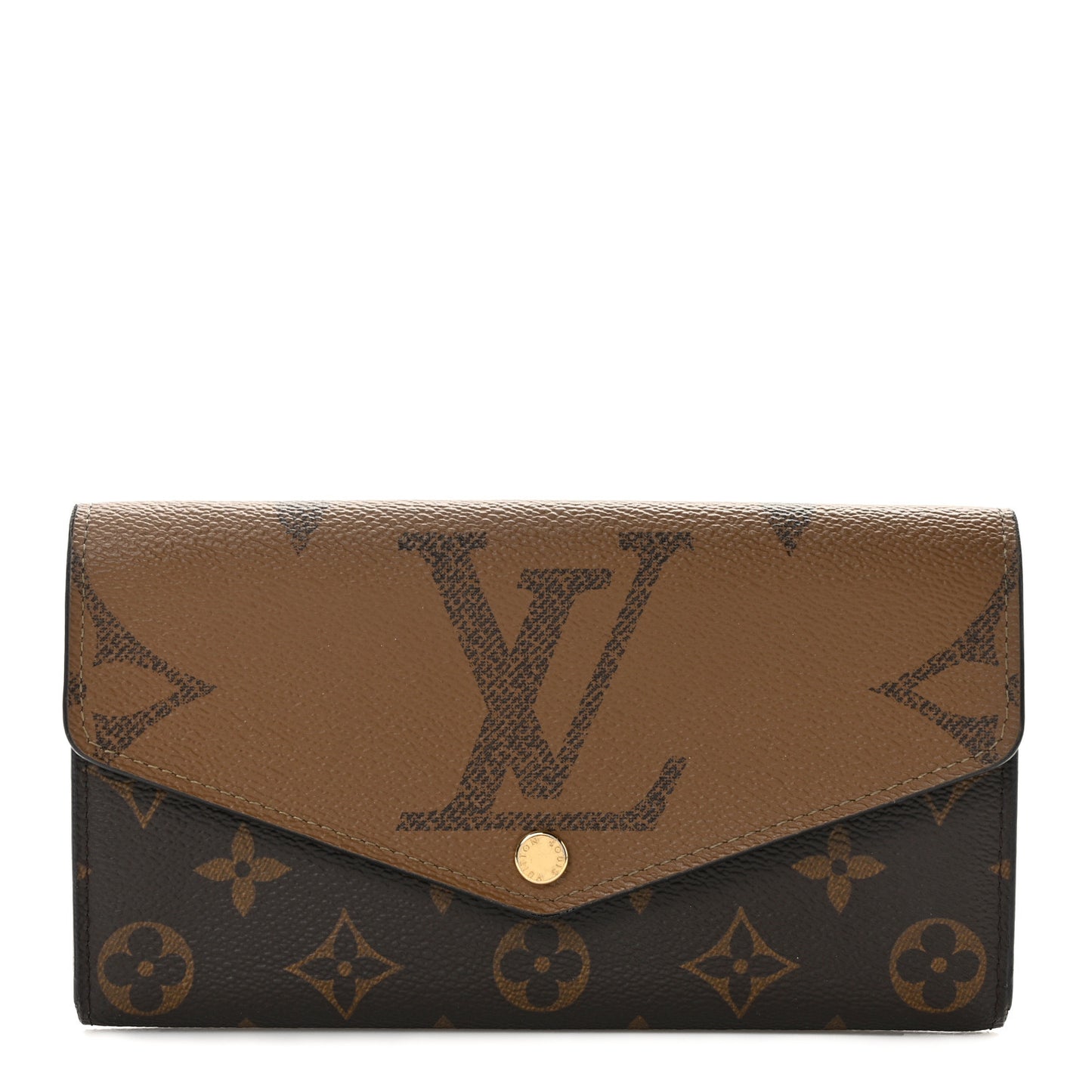 Reverse Monogram Giant Sarah Wallet