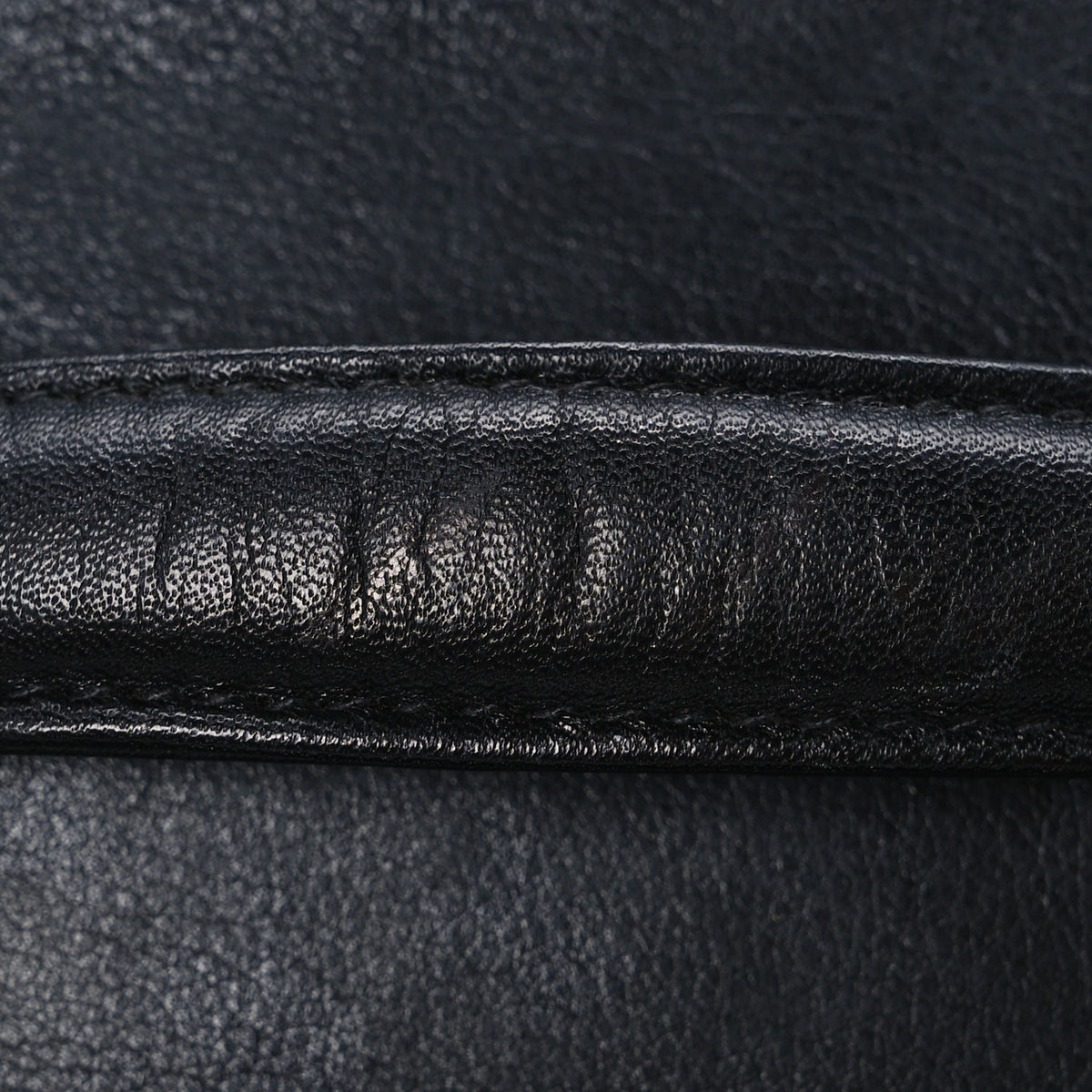 Lambskin Vanity Cosmetic Bag Black