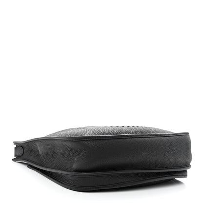 Hermes Taurillon Clemence Evelyne III GM Black 4 of 10