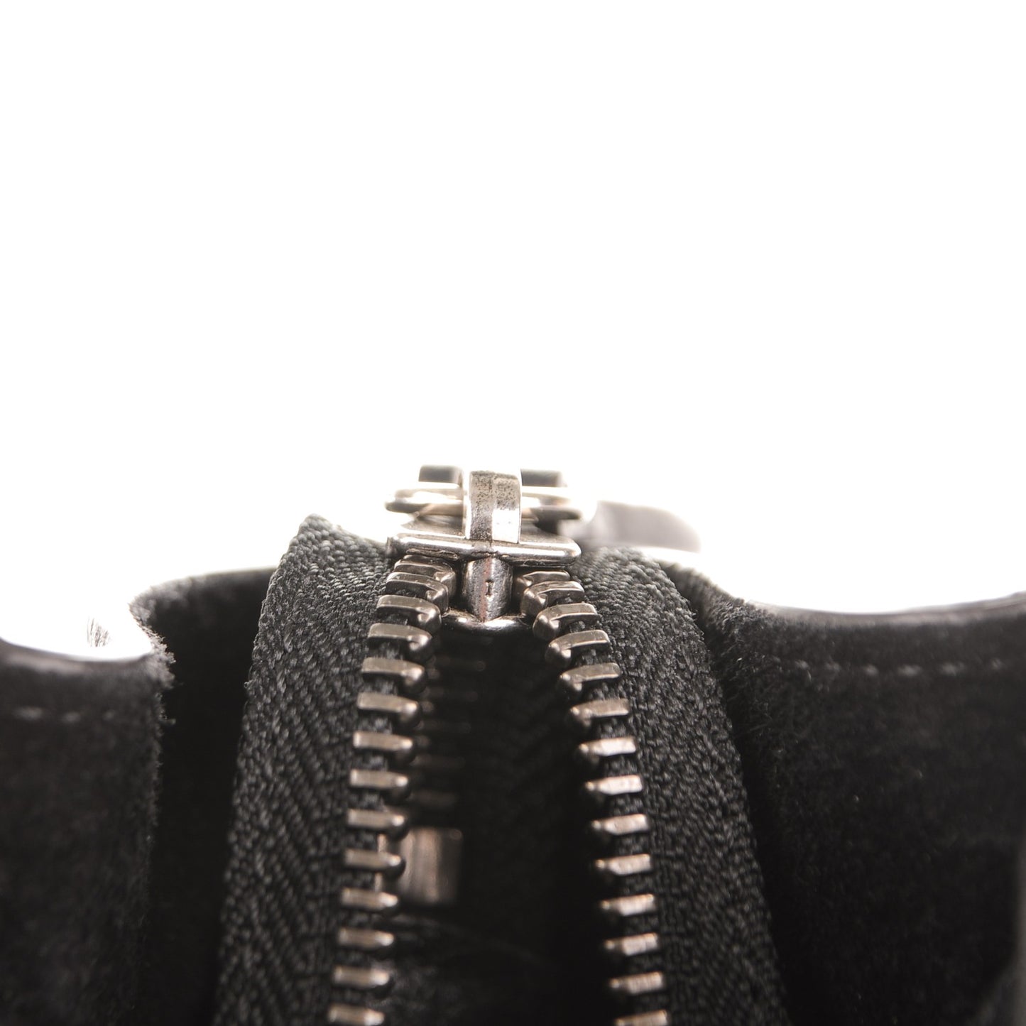 Drummed Calfskin Nano Luggage Black