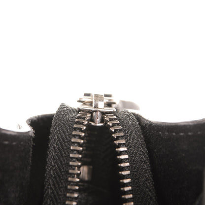 Celine Drummed Calfskin Nano Luggage Black 6 of 7