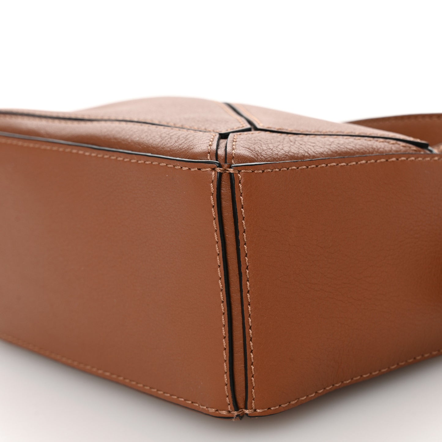 Calfskin Mini Puzzle Bag Tan