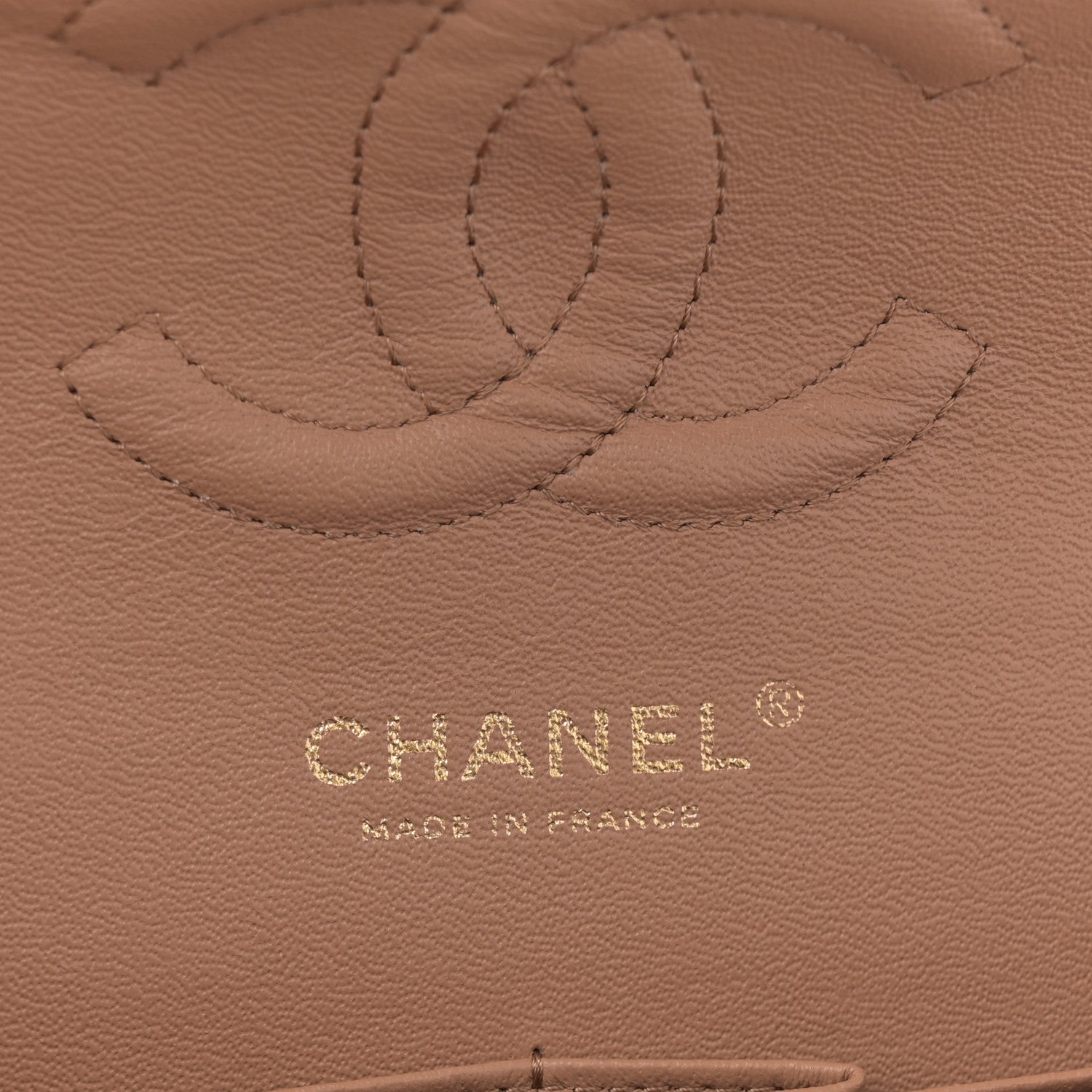 Chanel Lambskin Quilted Medium Double Flap Brown 6 of 14