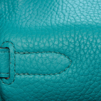 Hermes Taurillon Clemence Kelly Retourne 35 Bleu Paon 27 of 32