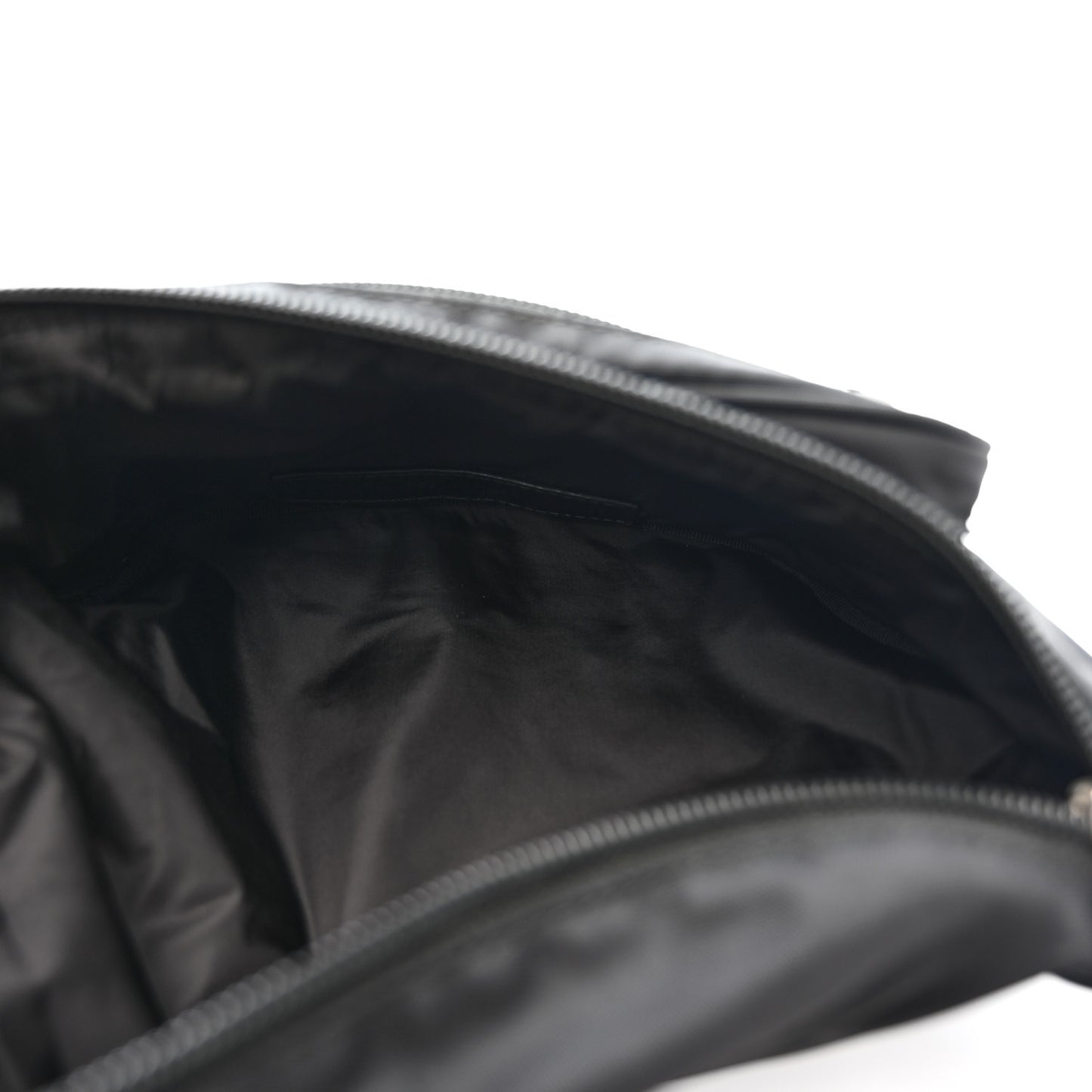 Recycled Sport Nylon Logo Embroidered Wheel Beltpack Black