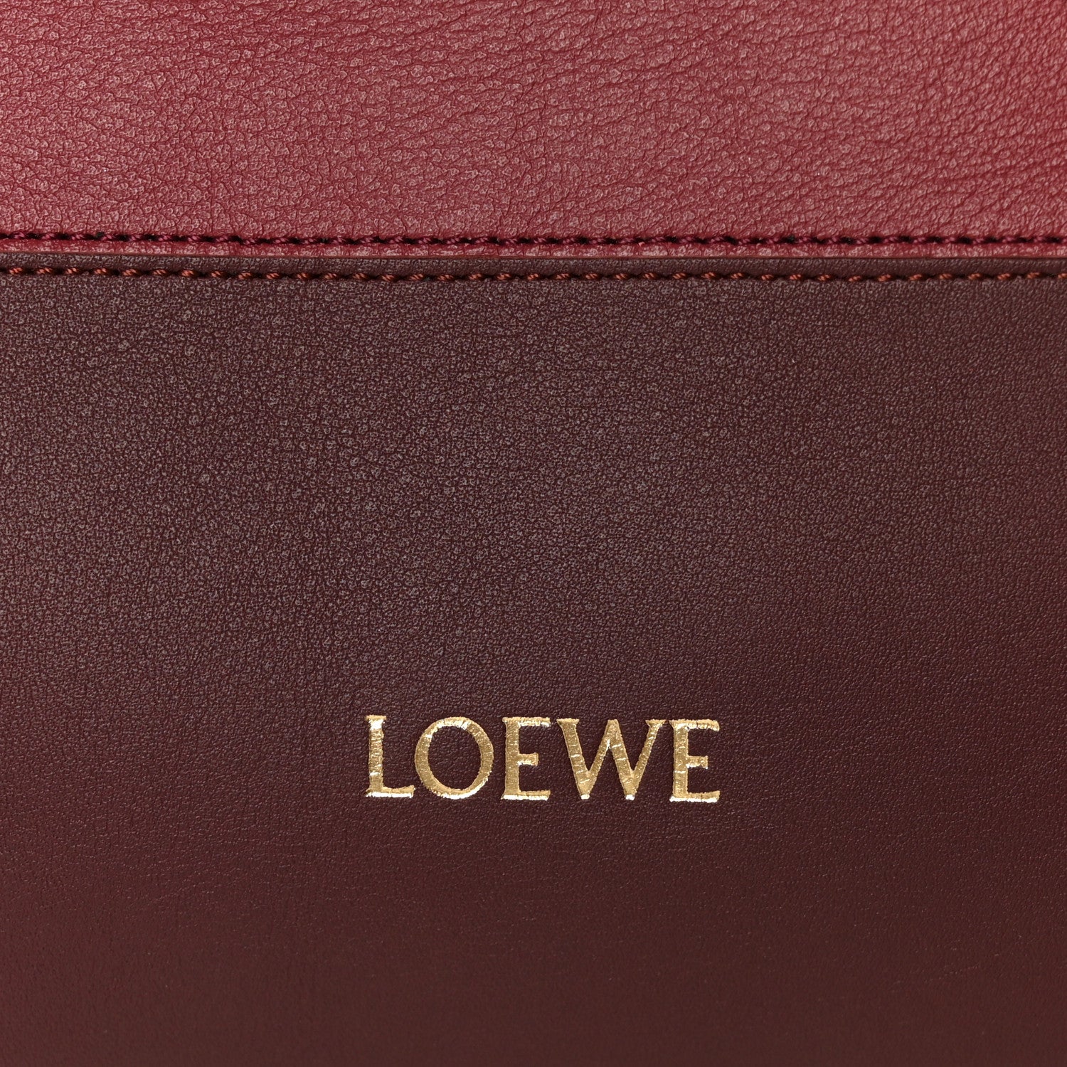 Loewe X ALBERS Nappa Calfskin Small Flamenco Knot Bag Black Burgundy 8 of 11