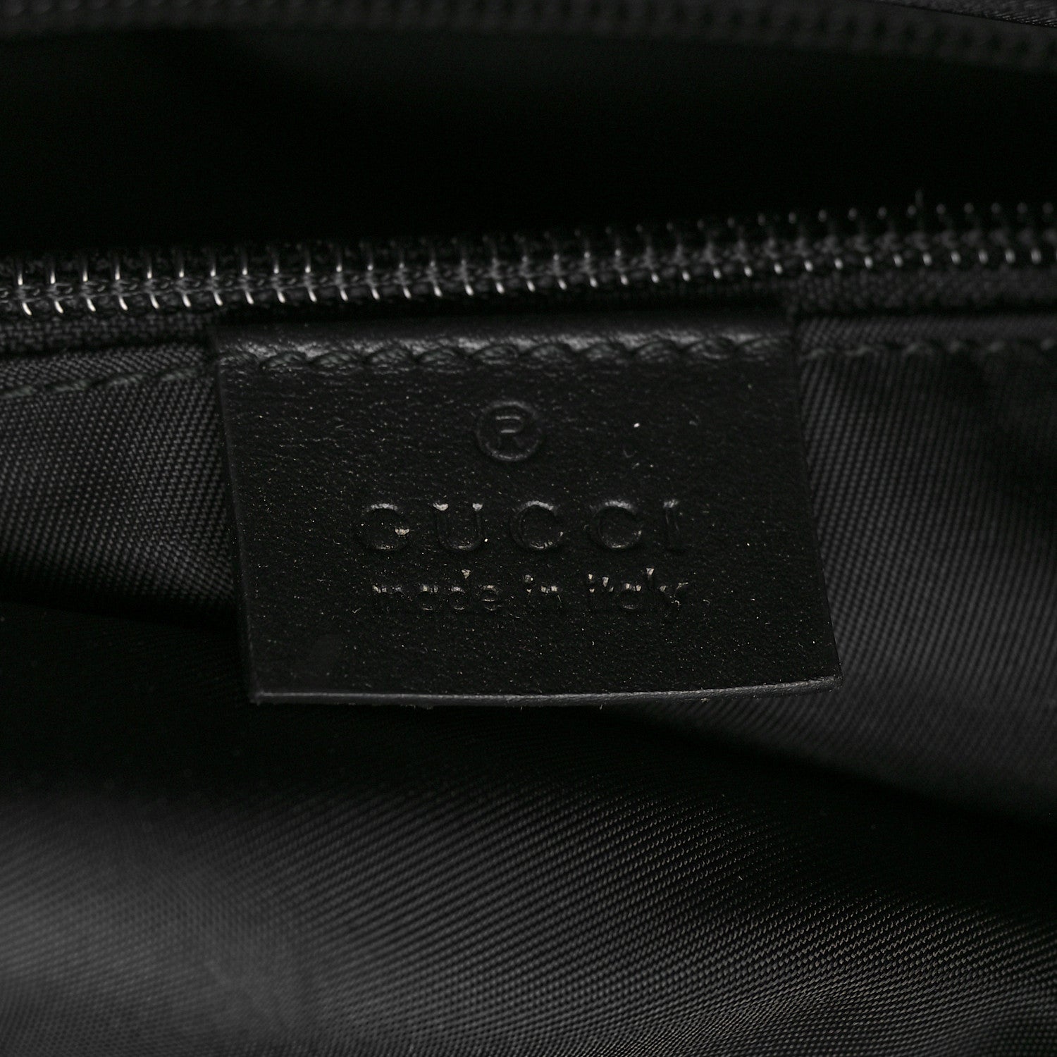 Gucci Techno Canvas Web Single Buckle Backpack Black 6 of 6