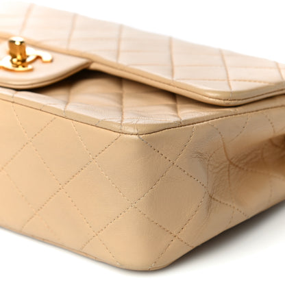 Chanel Lambskin Quilted Small Double Flap Beige 11 of 47