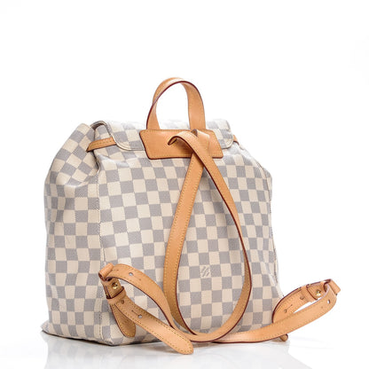 Louis Vuitton Damier Azur Sperone Backpack 3 of 22
