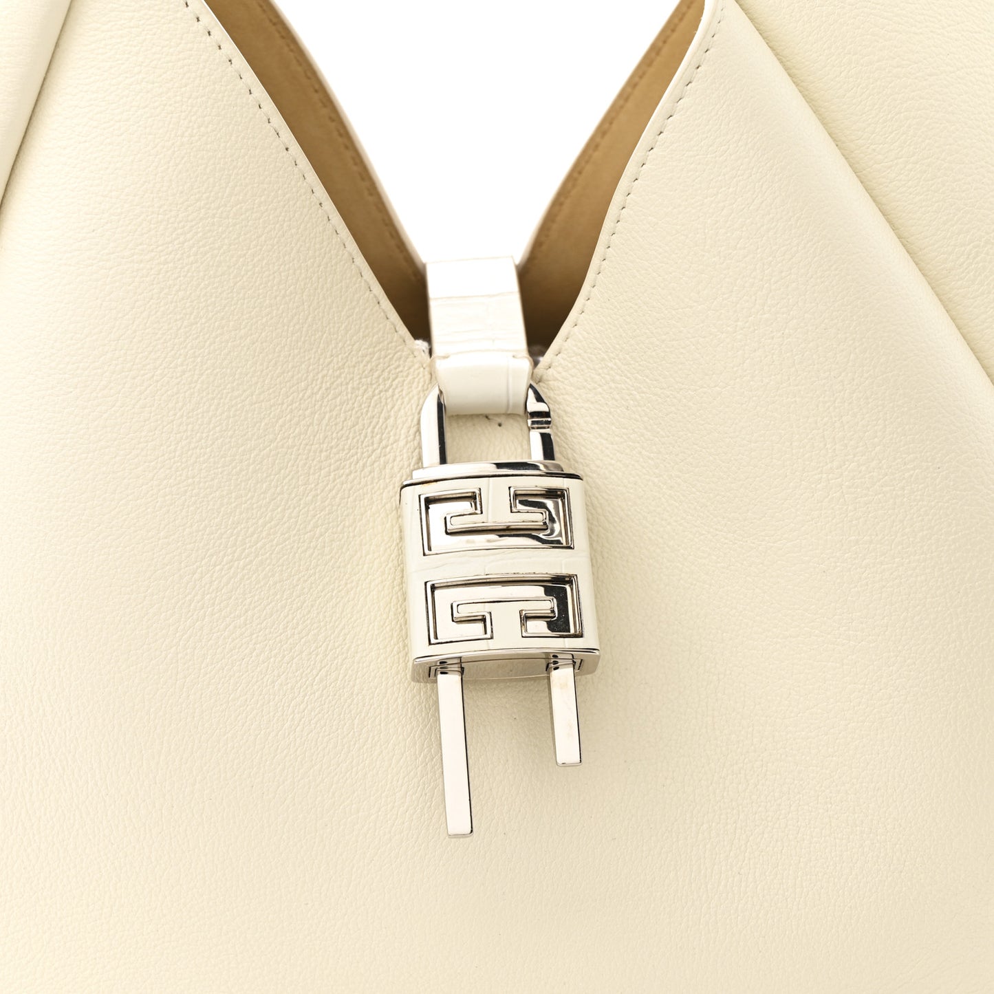 Calfskin Medium G-Lock Hobo Natural Beige