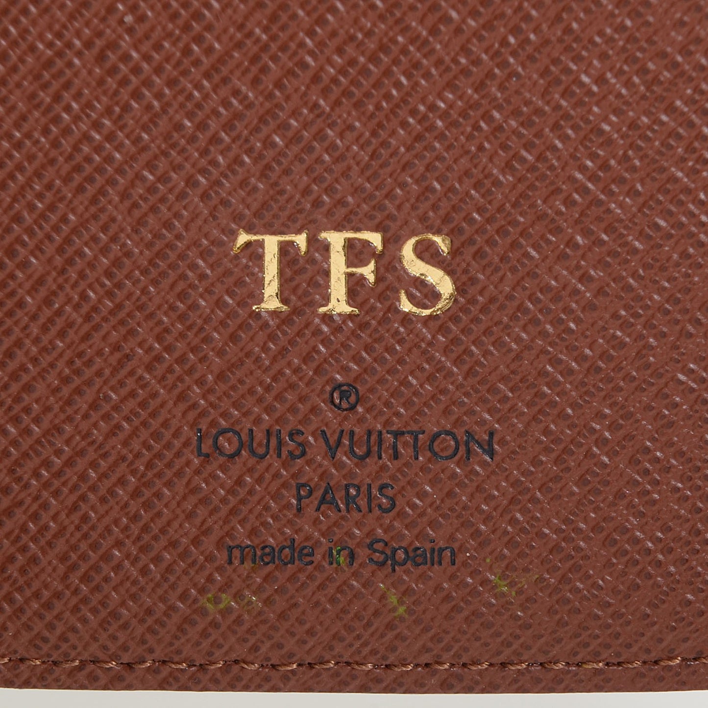 Monogram Pocket Agenda Cover