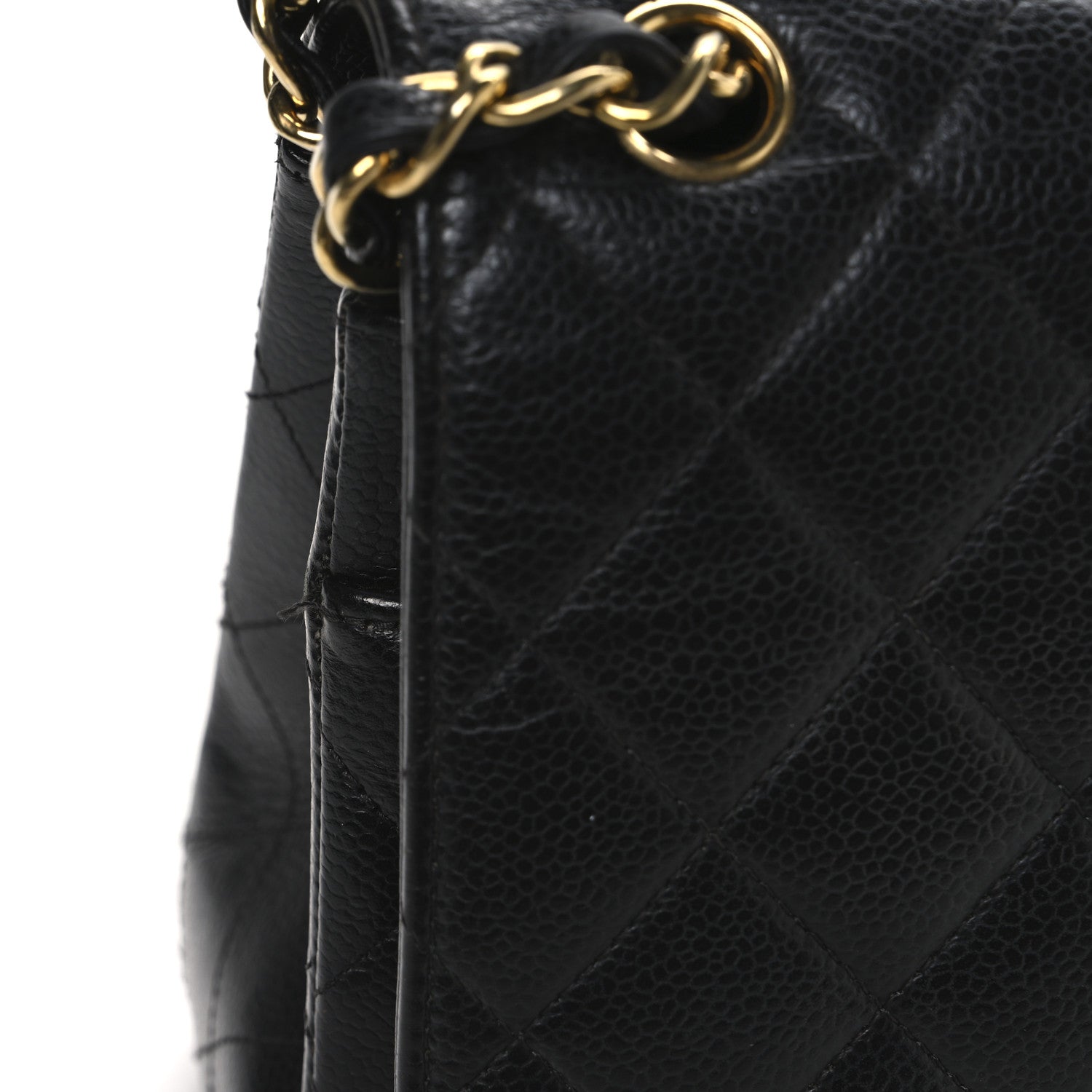 Chanel Caviar Quilted Jumbo Double Flap Black 12 of 13