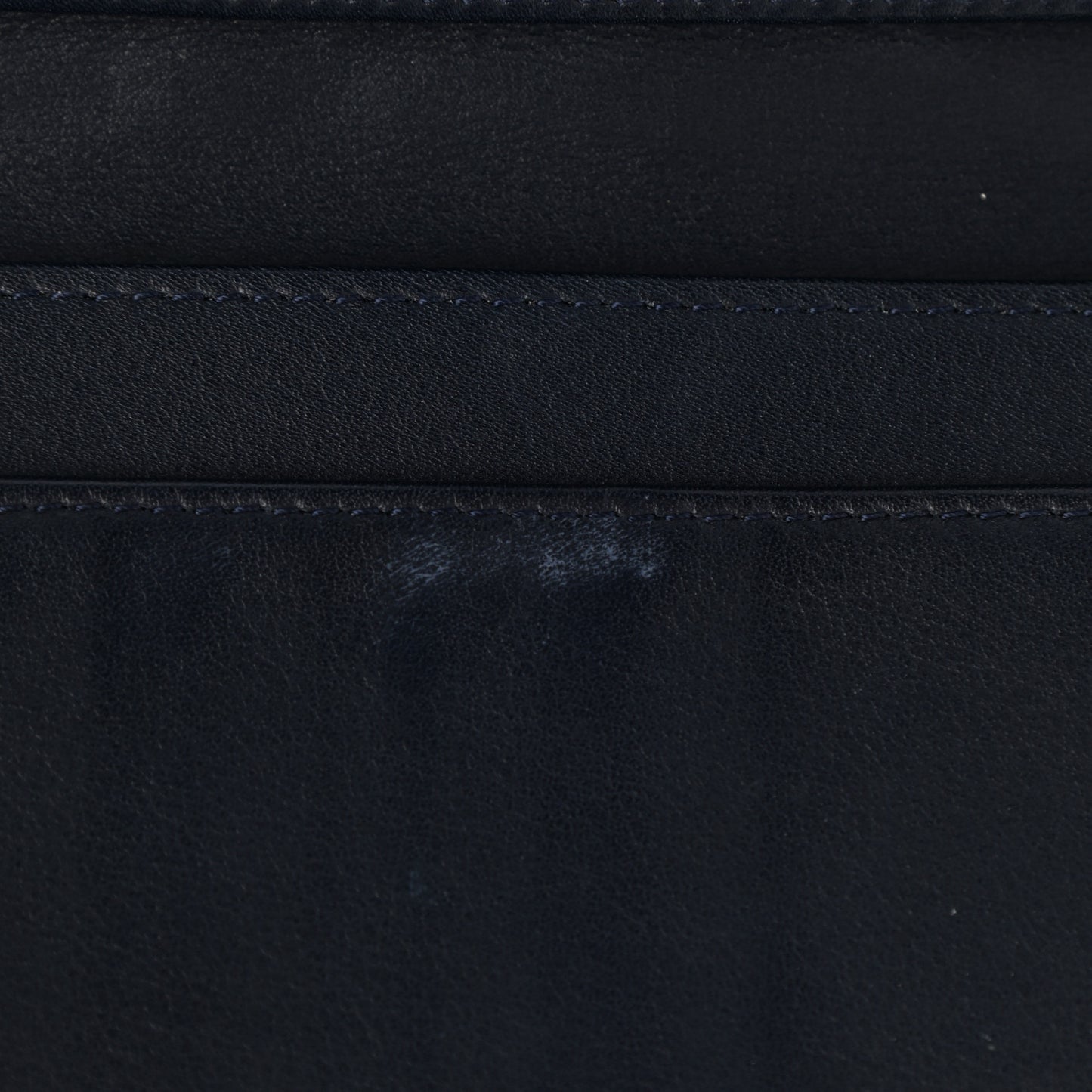 Caviar Quilted CC Long Double Wallet Navy