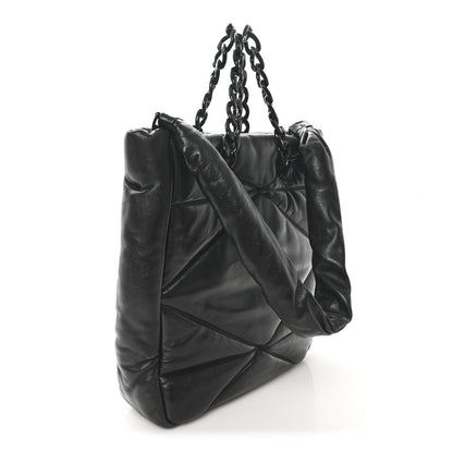 MCM Nappa Cloud Quilted Travia Medium Tote Black 3 of 11