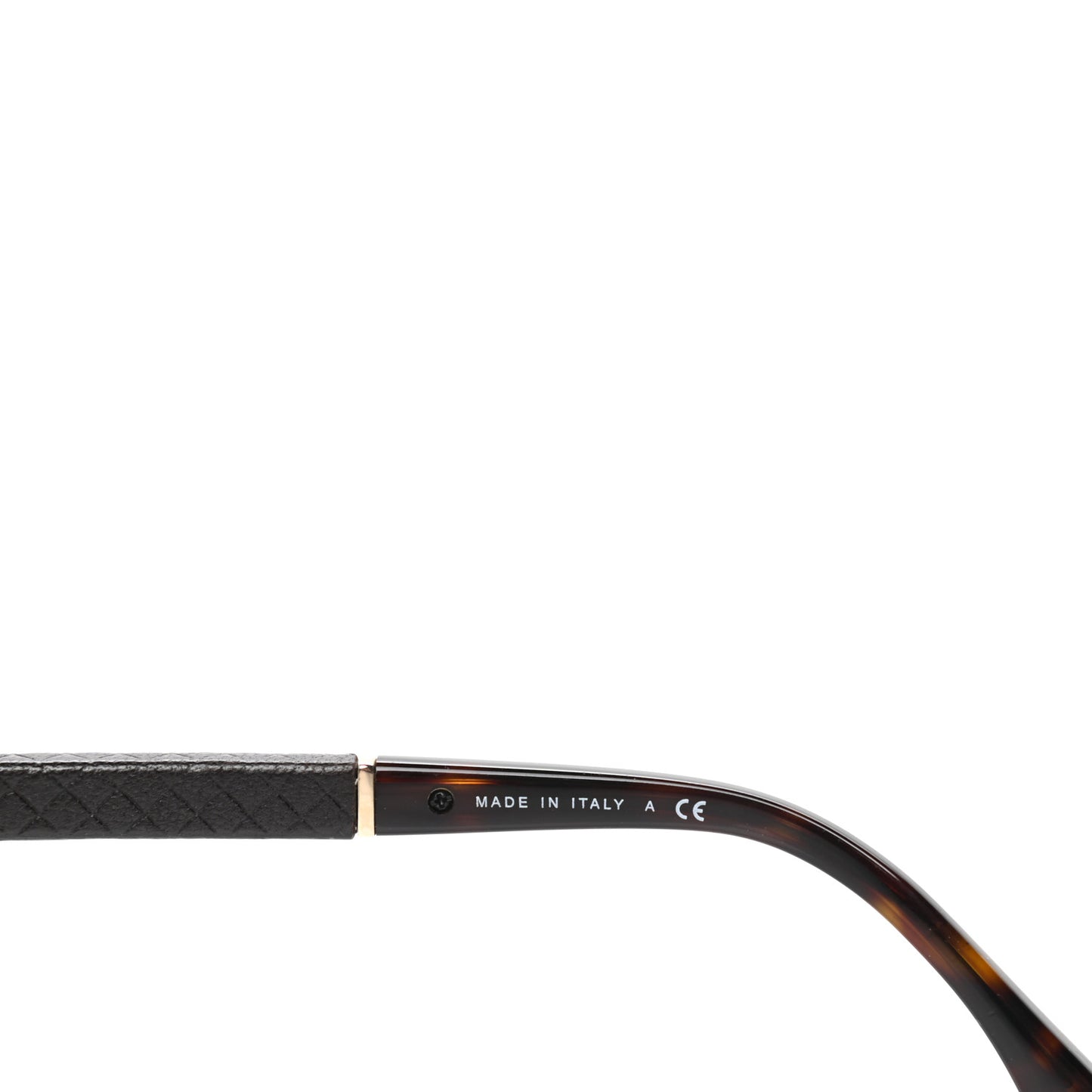 Lambskin Quilted CC Aviator Sunglasses 4195-Q Brown Gold