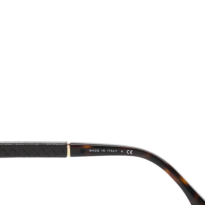 Chanel Lambskin Quilted CC Aviator Sunglasses 4195-Q Brown Gold 5 of 5