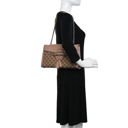 Gucci Monogram Medium Emily Chain Shoulder Bag Light Pink 2 of 14