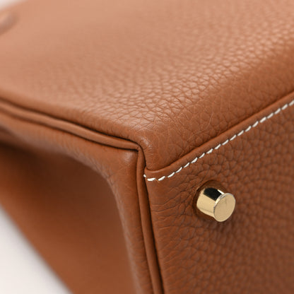 Hermes Togo Kelly Retourne 25 Gold 10 of 12