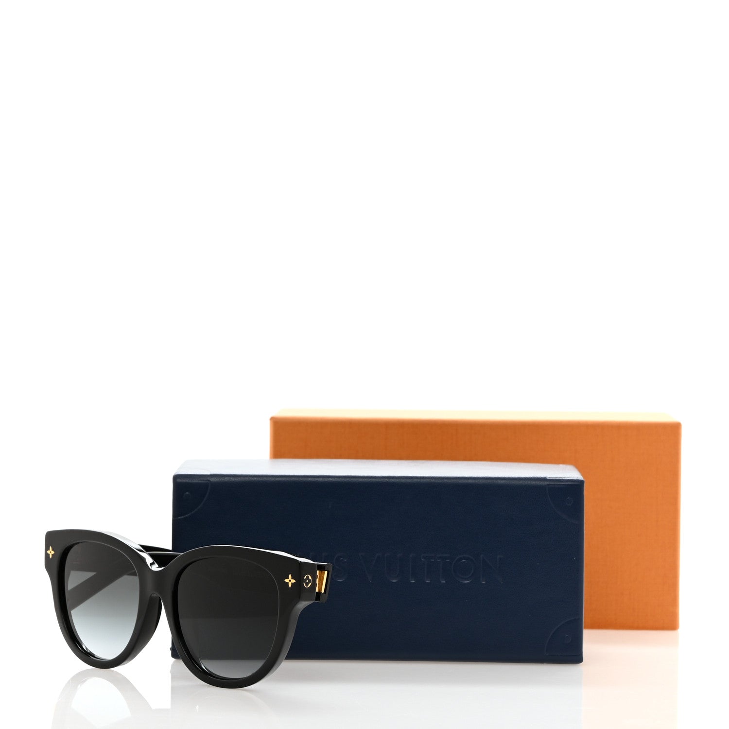 Louis Vuitton Acetate My Monogram Square Sunglasses Z1526E Black