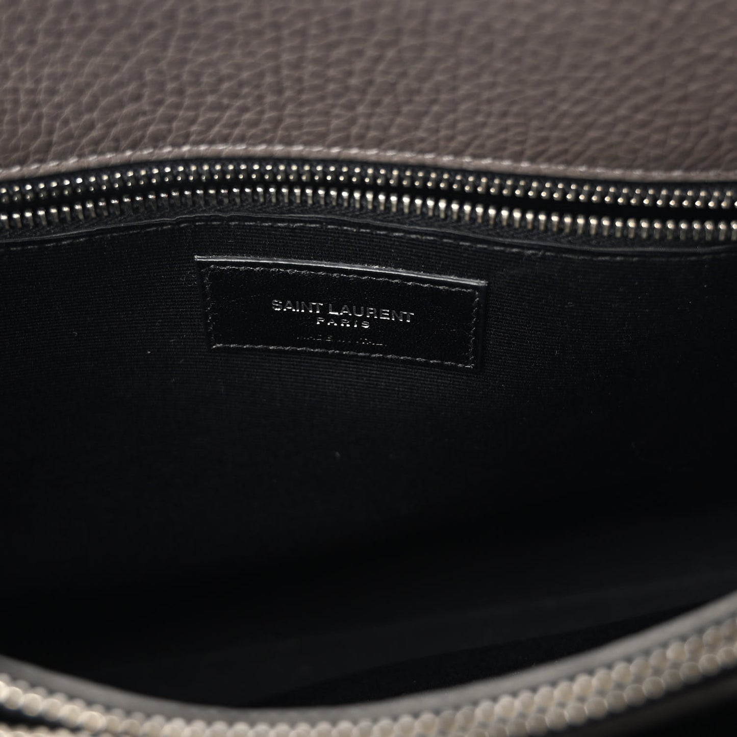Grained Calfskin Small Sac De Jour Fog