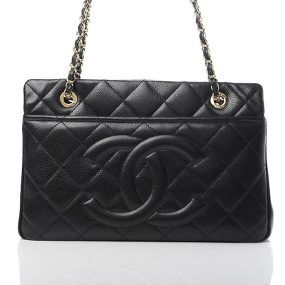 Chanel Caviar Quilted Timeless CC Soft Tote Black 10 of 10