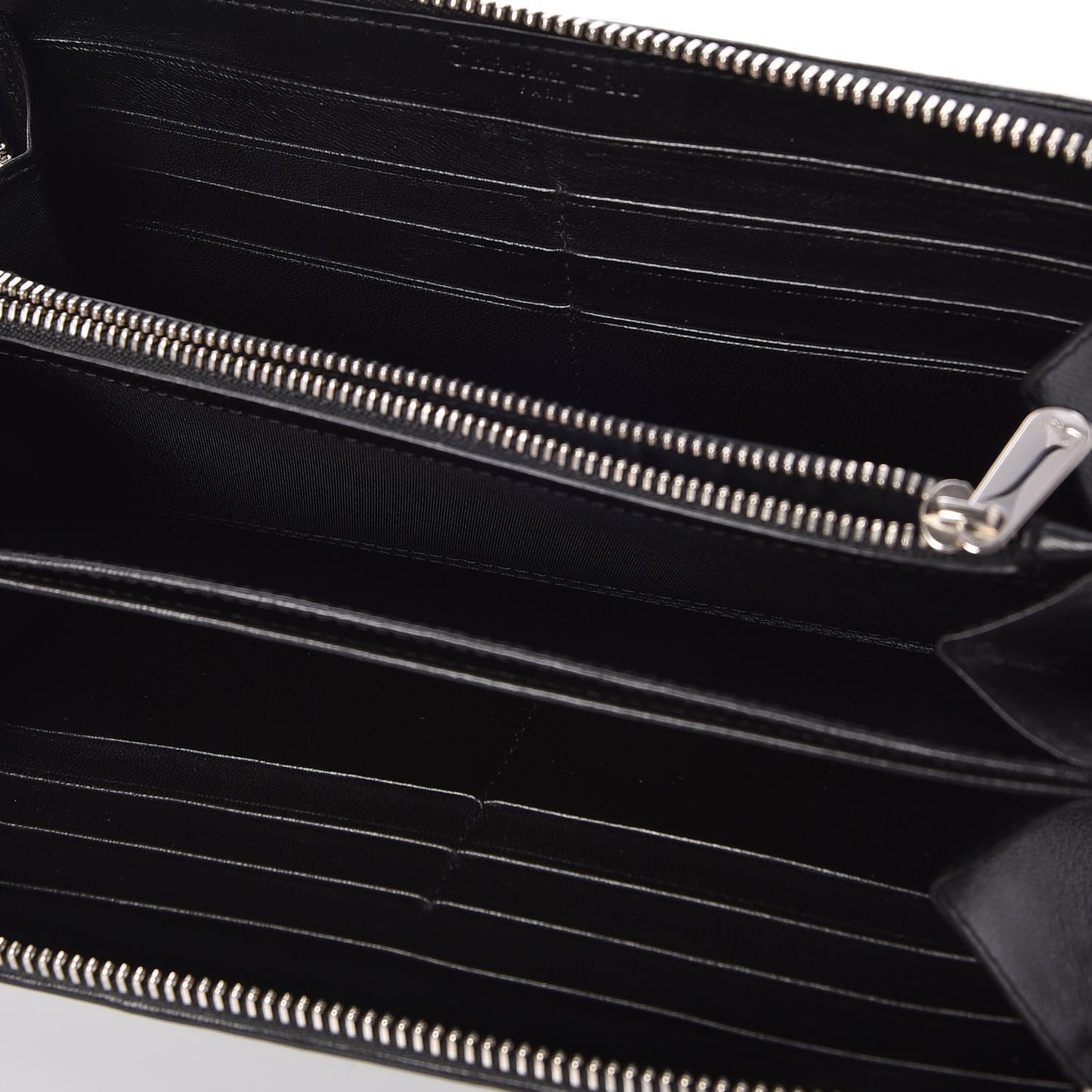 Lambskin Cannage Voyageur Wallet Black