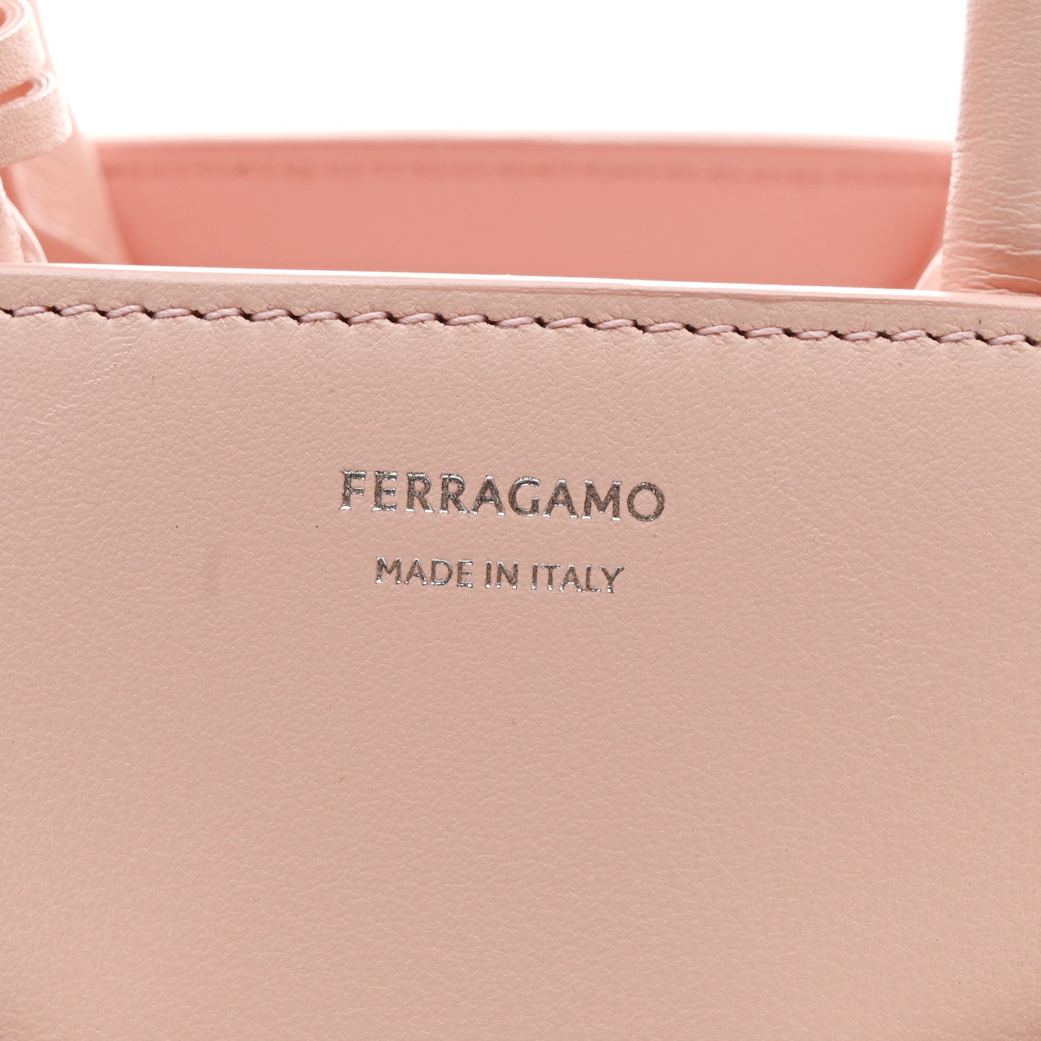 Salvatore Ferragamo Calfskin Mini Hug Bag Nylund Pink 6 of 10