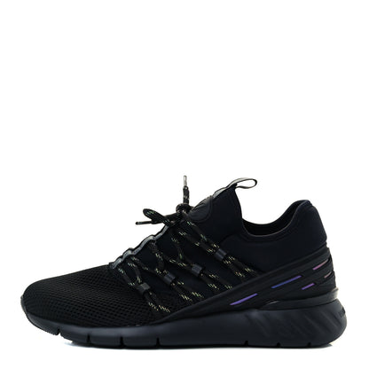 Louis Vuitton Neoprene Mesh Rubber Fastlane Low Sneakers 5 Black 1 of 10