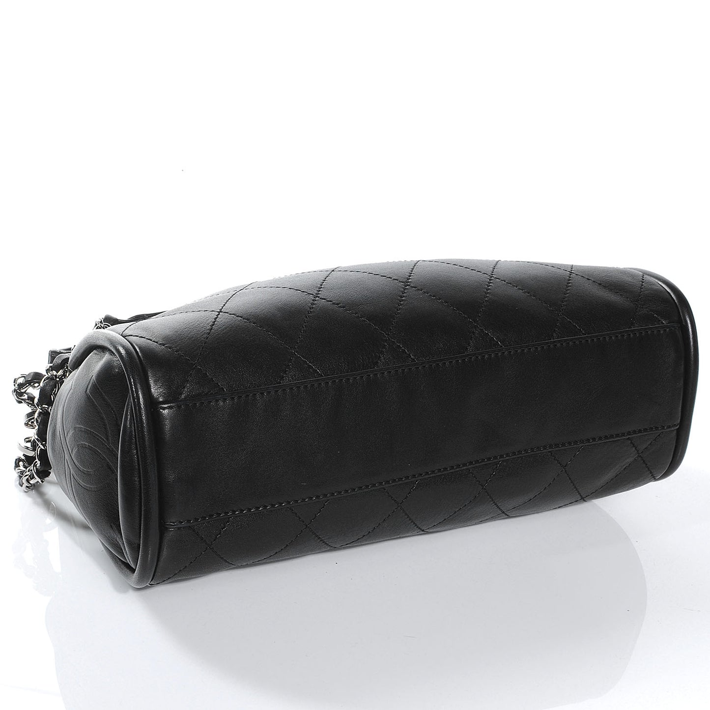 Lambskin Medium Ultimate Soft Tote Black