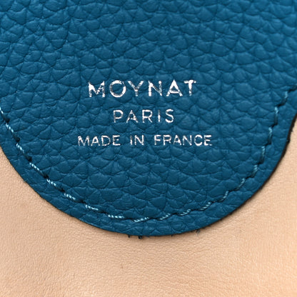Moynat Taurillon Josephine PM Polar Prussian Blue 6 of 11
