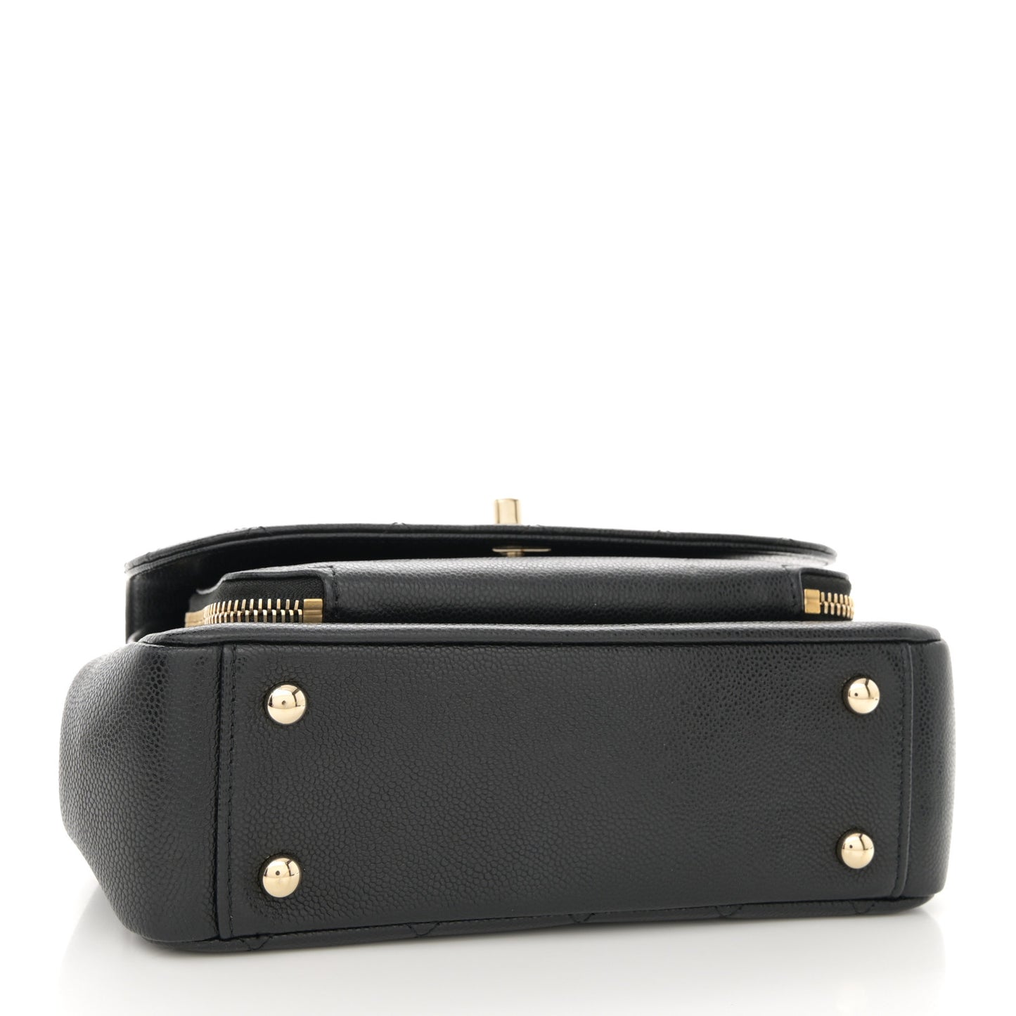 Caviar Quilted Medium Business Affinity Flap Black