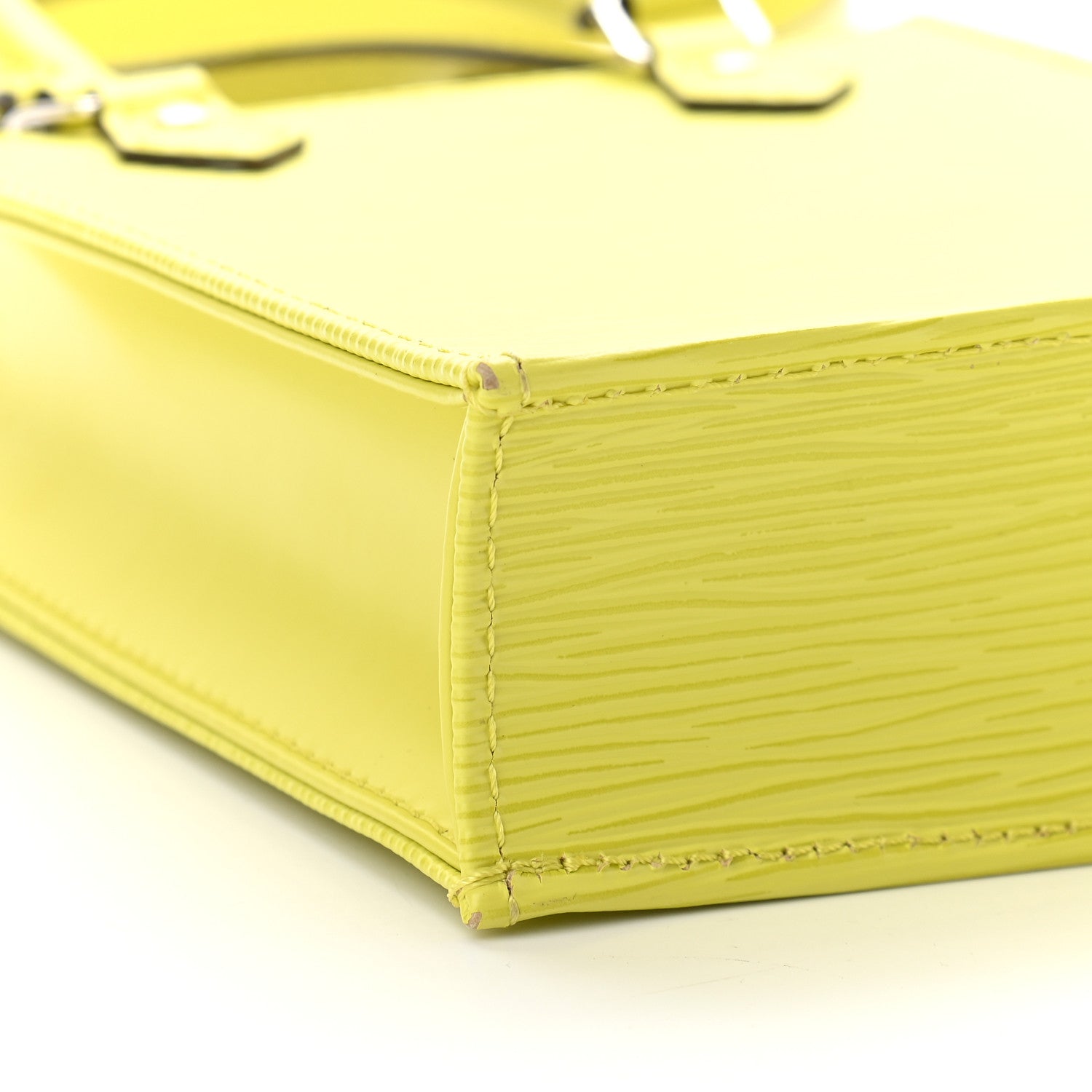 Louis Vuitton Epi Petit Sac Plat Yellow Citron 8 of 10