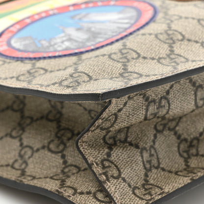 Gucci Soft GG Supreme Monogram Courrier Vertical Tote Beige New Acero 12 of 16