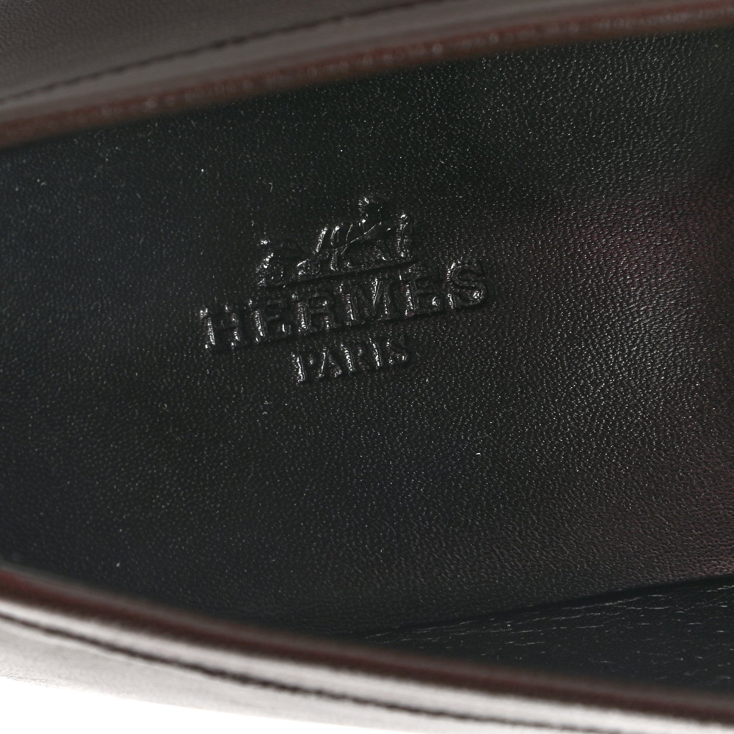 Hermes Goatskin Mens Blaise Loafers 43 Cacao 7 of 8