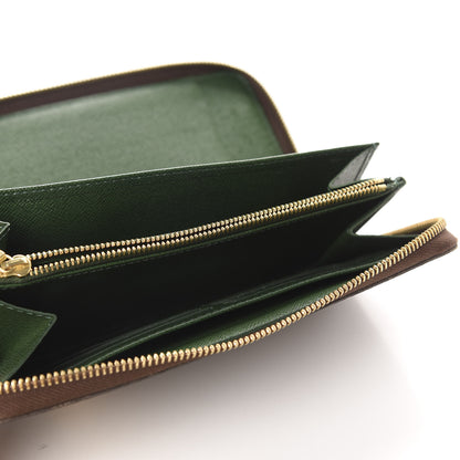 Louis Vuitton Monogram Groom Zippy Organizer Wallet Green 6 of 10