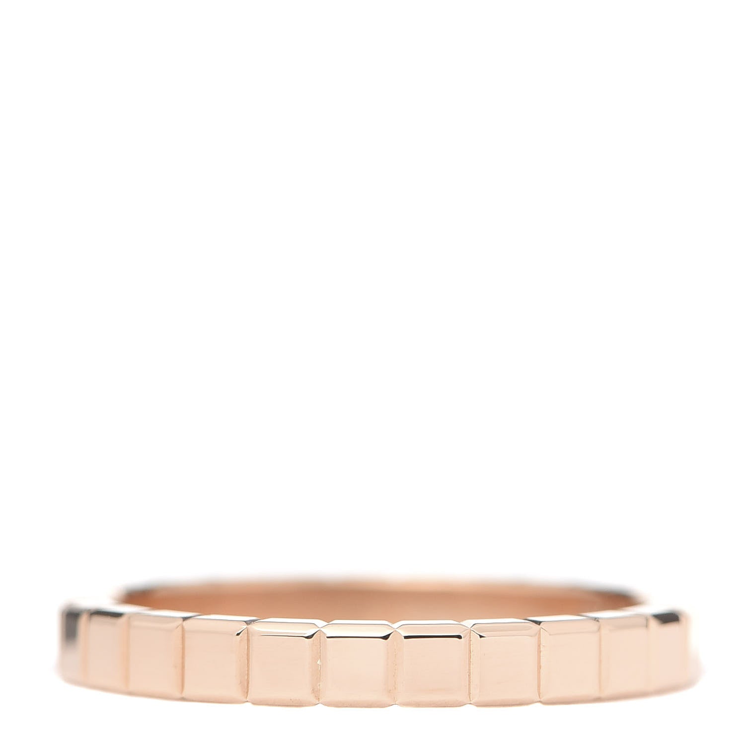 Chopard 18K Yellow Gold Diamond Ice Cube Band Ring 51 5.75 3 of 6