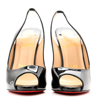 Christian Louboutin Patent Private Number 120 Pumps 36.5 Black 2 of 7