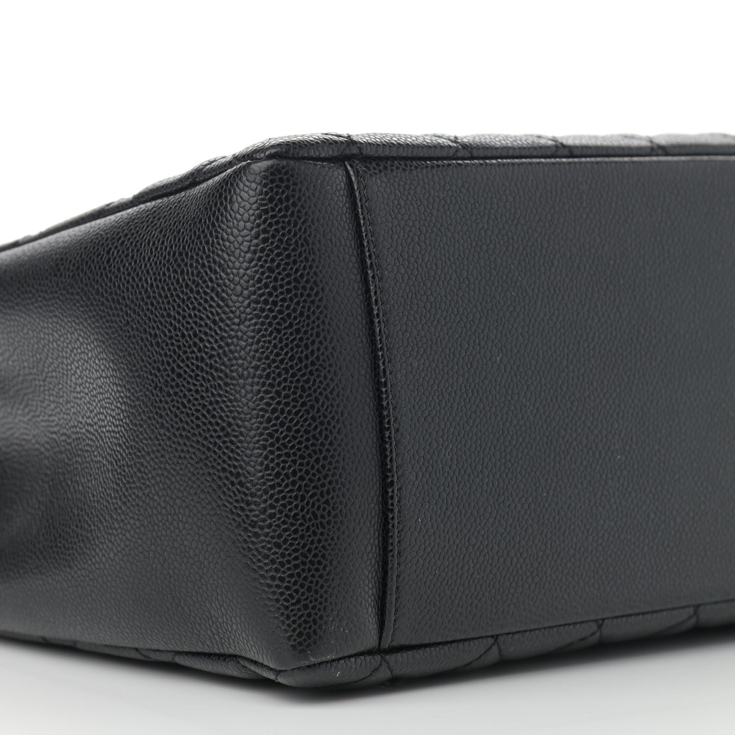 Caviar Quilted Grand Shopping Tote GST Black
